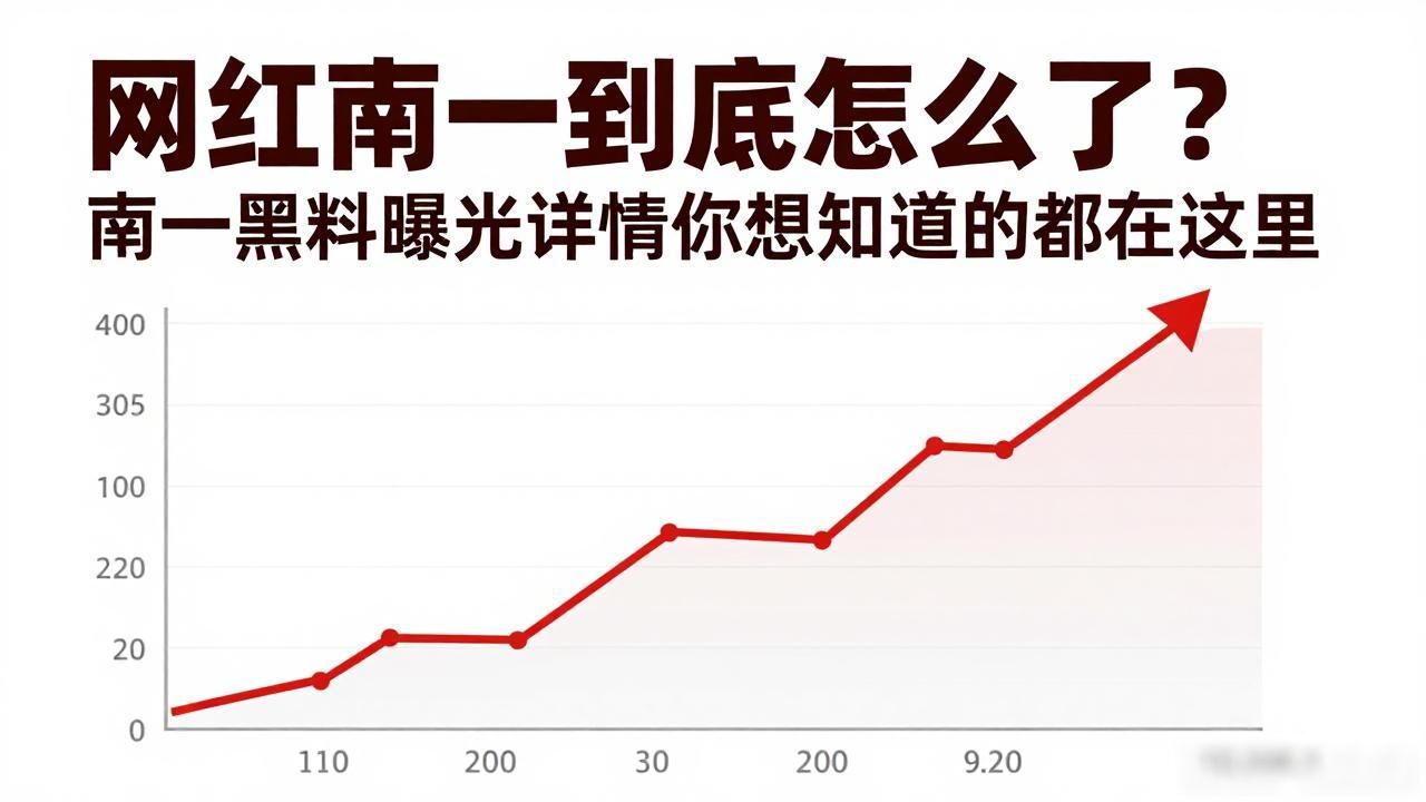 网红南一到底怎么了？南一黑料曝光详情你想知道的都在这里